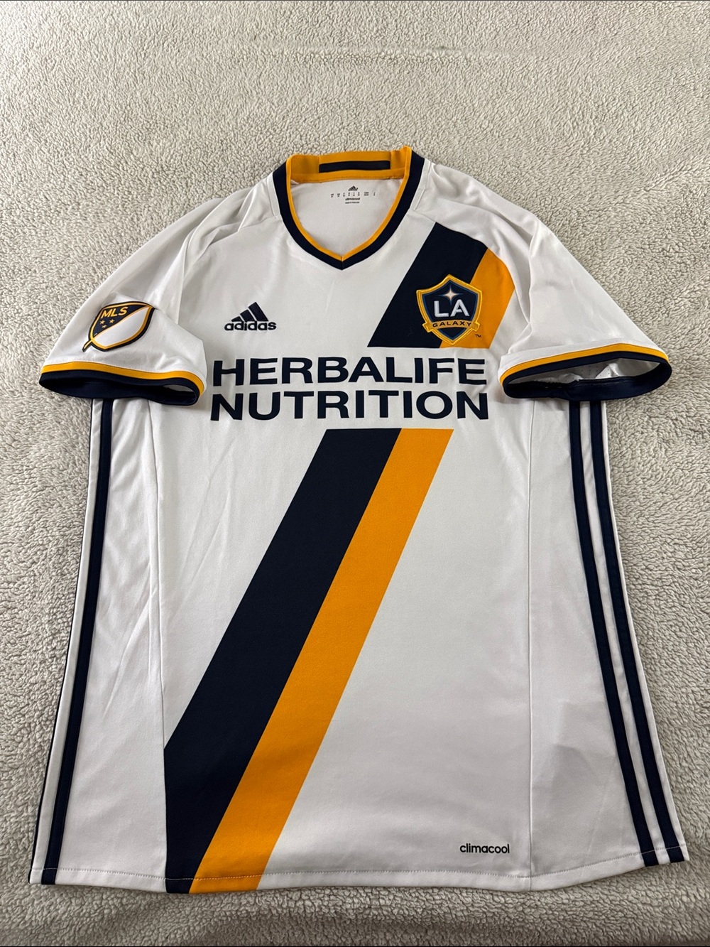 Los Angeles Galaxy 2015-16 MLS Adidas Home Jersey